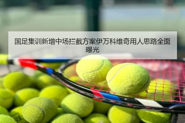 国足集训新增中场拦截方案伊万科维奇用人思路全面曝光